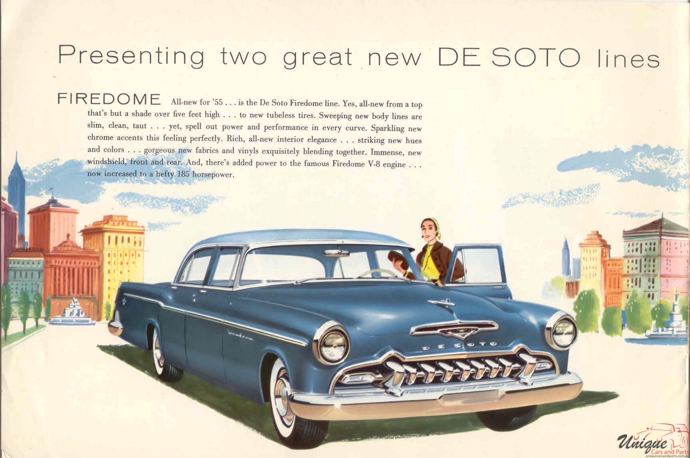 1955 DeSoto Brochure Page 3